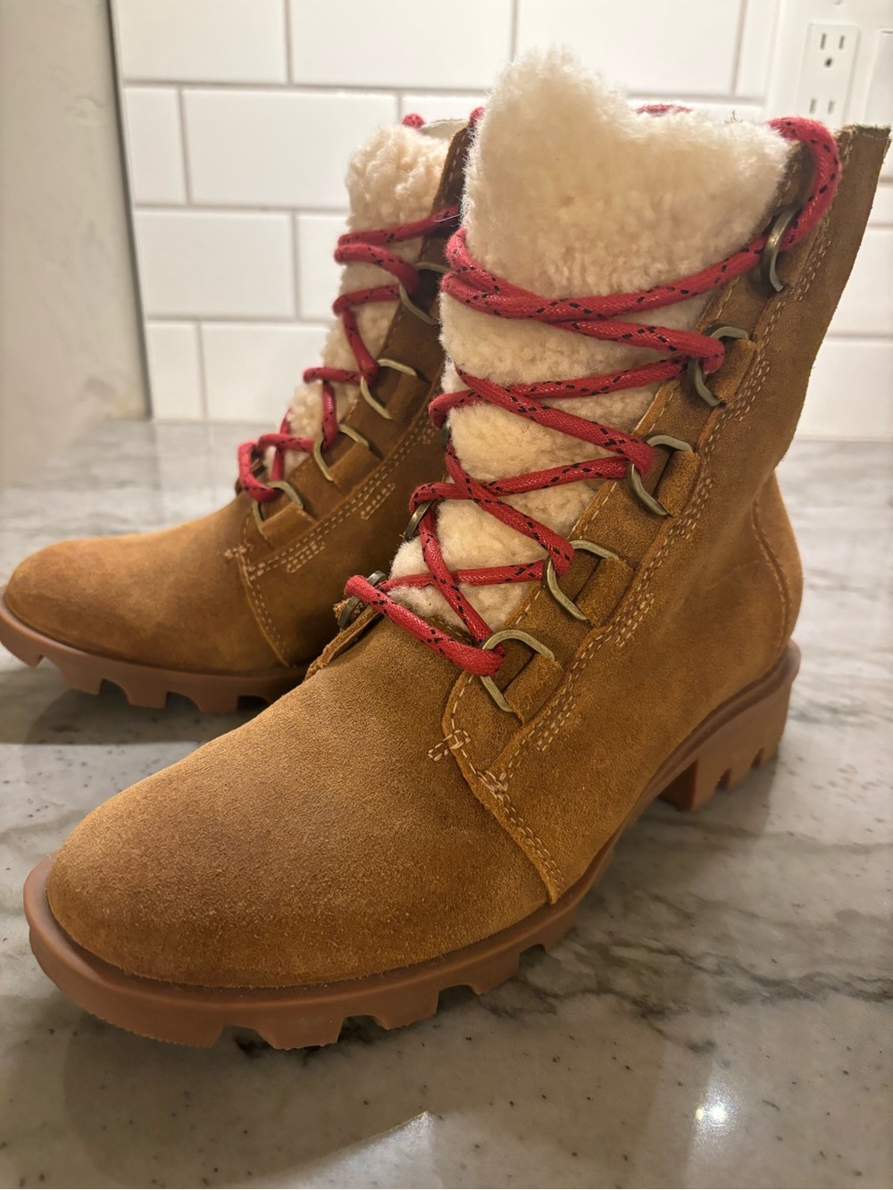 Sorel Phoenix, short lace boots